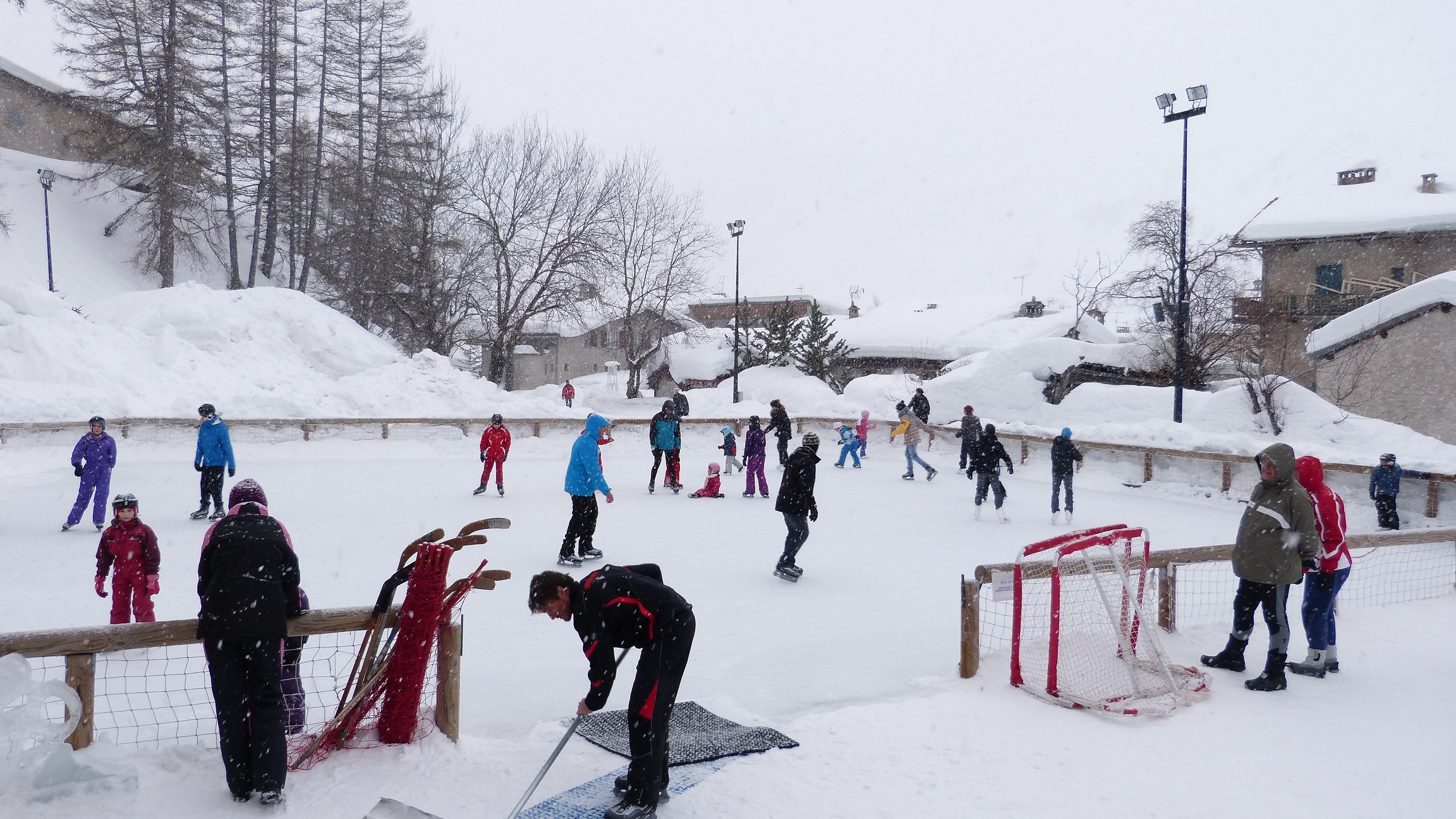 Patinoire naturelle